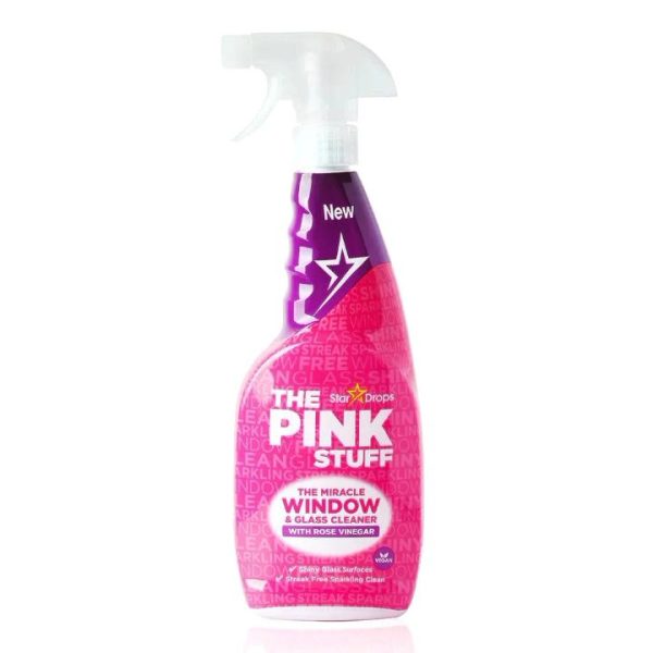 Спрей для миття вікон The Pink Stuff з оцтом, 750 мл