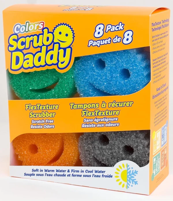 Набір губок Scrub Daddy Colors, 8 шт