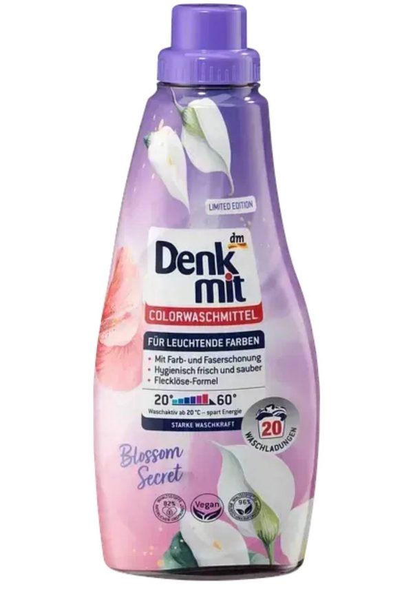 Гель для прання Denkmit Colorwaschmittel Blossom Secret 1 л 20 прань