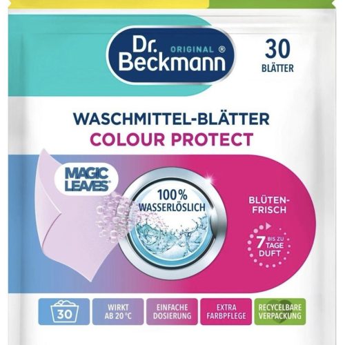 photo_2025-08-24_15-59-28 Серветки для прання кольорових тканин Dr. Beckmann Magic Leaves Waschmittel-Blatter Color Protect 30 шт