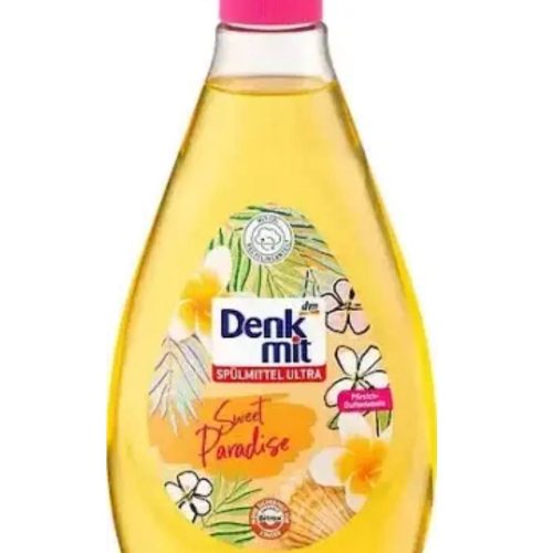 ЗАСІБ ДЛЯ МИТТЯ ПОСУДУ DENKMIT SWEET PARADISE З АРОМАТОМ ПЕРСИКА, 500МЛ