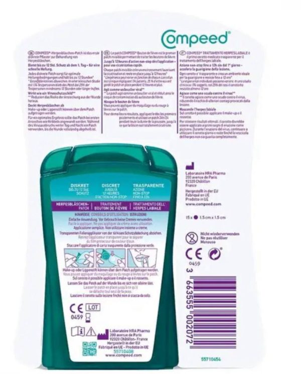 photo_2025-08-24_21-12-13 Пластир Compeed Invisible Cold Sore Patch 15 шт