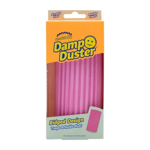 -8520249 Губка для прибирання пилу, рожева, Scrub Daddy Damp Duster