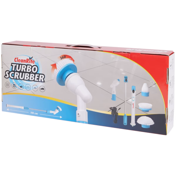 Бездротова щітка для чищення CleanRite Turbo Scrubber
