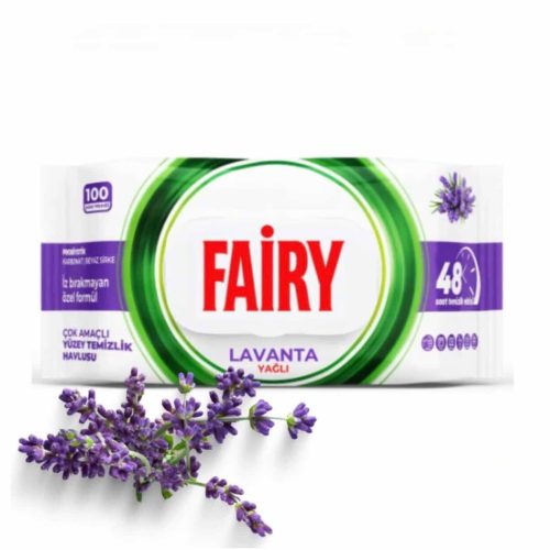 сад Вологі універсальні серветки для прибирання Fairy Лаванда 100 шт