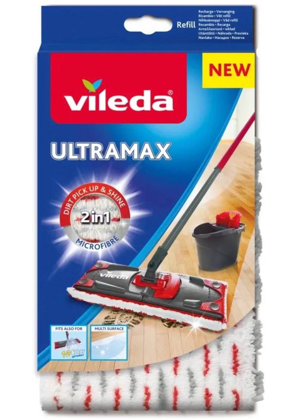 Насадка для швабри Vileda Ultramax 2в1 Microfibre (оригінал)